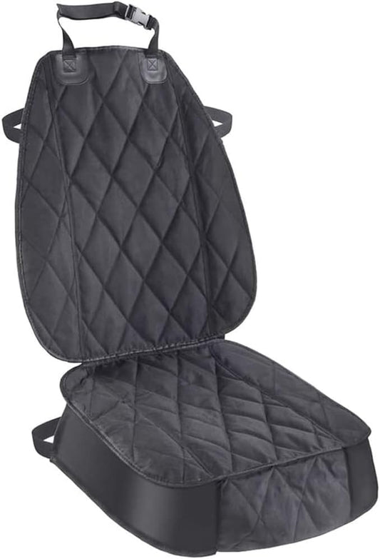 Premium Waterproof Dog Seat Cover for Cars, Trucks, and SUVs - Heavy-Duty 600D Oxford Fabric with Nonslip Backing and Side Flaps, Scratchproof and Durable Design